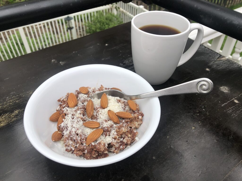 Almond Joy Oatmeal Niki Kubiak