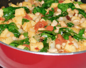 Creamy Polenta With White Beans And Spinach Recipe