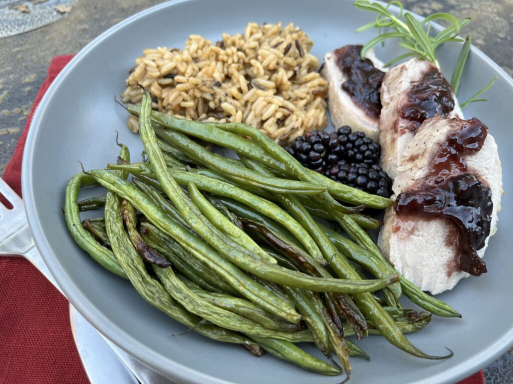 Pork Tenderloin with Blackberry Sauce Niki Kubiak